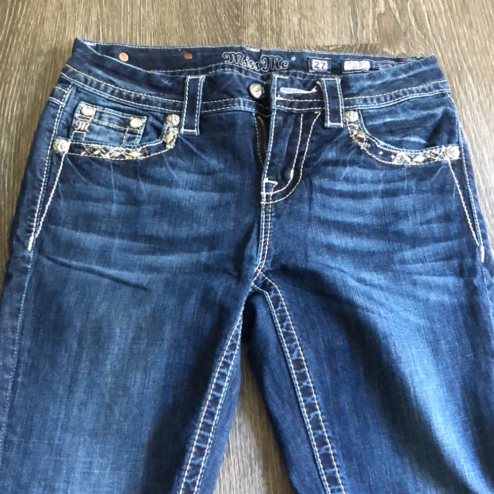 Mid-Rise Bootcut Jeans